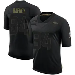Men's Dominique Dafney Denver Broncos 2020 Salute To Service Jersey - Black Limited