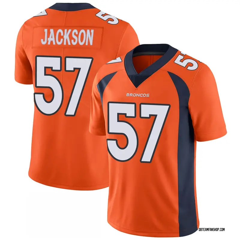 Men's Tom Jackson Denver Broncos 100th Vapor Jersey - Orange Limited
