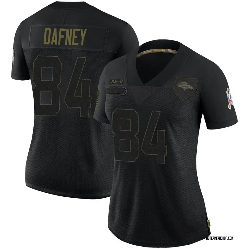 Women's Dominique Dafney Denver Broncos 2020 Salute To Service Jersey - Black Limited