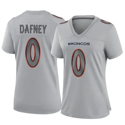 Women's Dominique Dafney Denver Broncos Atmosphere Fashion Jersey - Gray Game