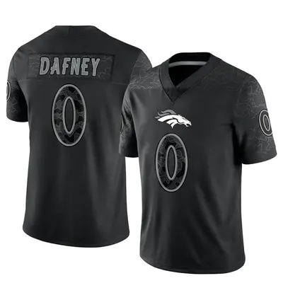 Youth Dominique Dafney Denver Broncos Reflective Jersey - Black Limited